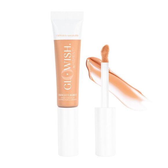 Huda Beauty GloWish Bright Light Hydrating Sheer Vegan Concealer in Light Medium - Picture 1 of 10